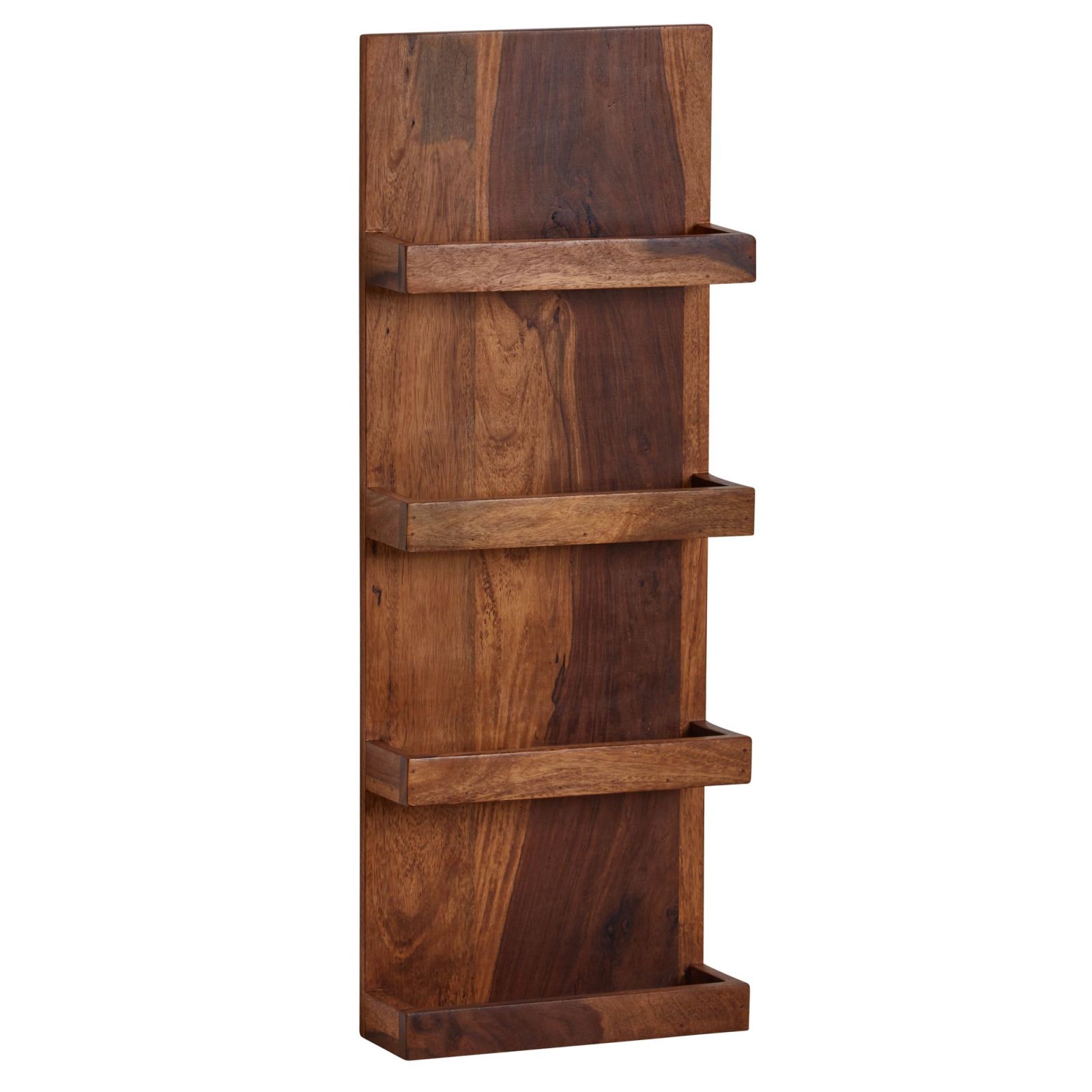 Wandregal - Sheesham - Massivholz - 80 cm hoch