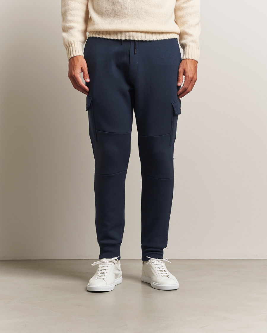 Polo Ralph Lauren Double Knitted Athletic Sweatpants Aviator Navy