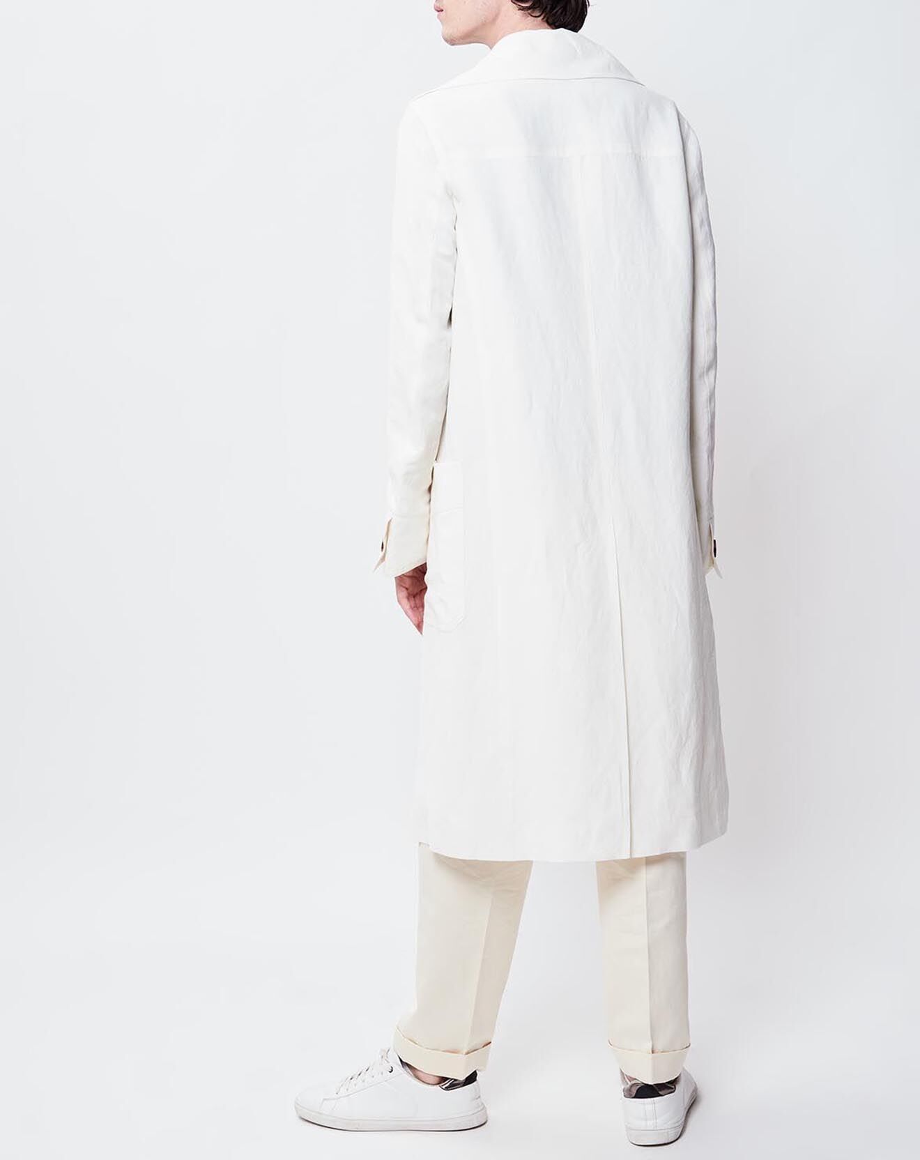 John Galliano Trench en Lin & Soie James ecru