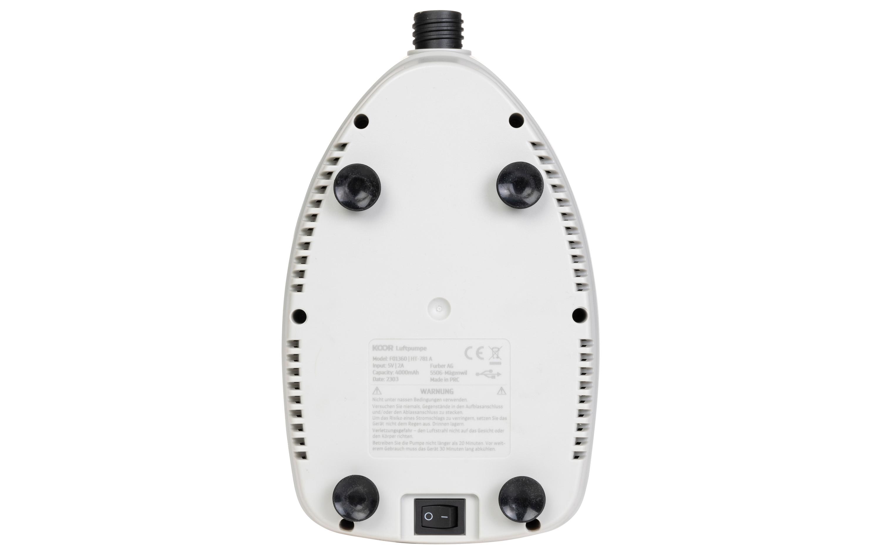 Akku-Luftpumpe Poompa<br>Mobile Luftpumpe für SUP und Airtrack