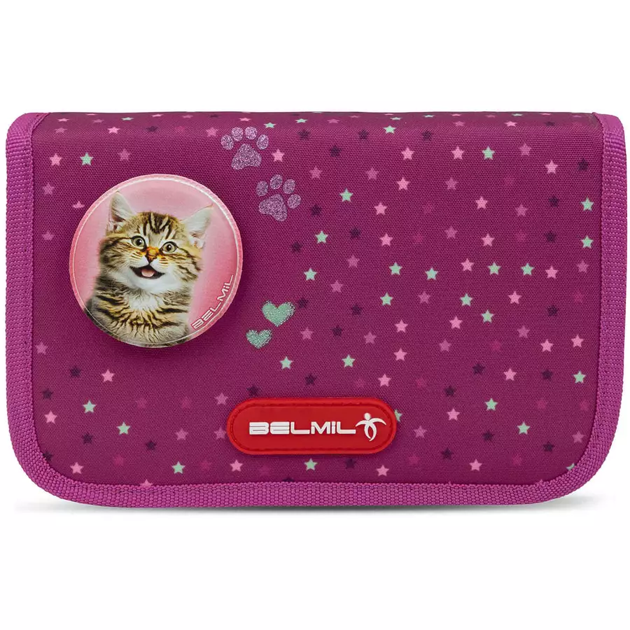 Belmil Schulranzen Classy Plus Schulranzen Set 5-teilig Mint Burgundy
