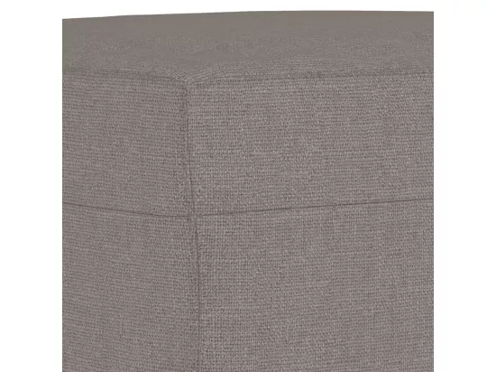Repose-pied Taupe 70x55x41 cm Tissu