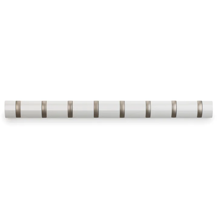 Umbra - Flip Hook 8er Garderobenleiste, weiss