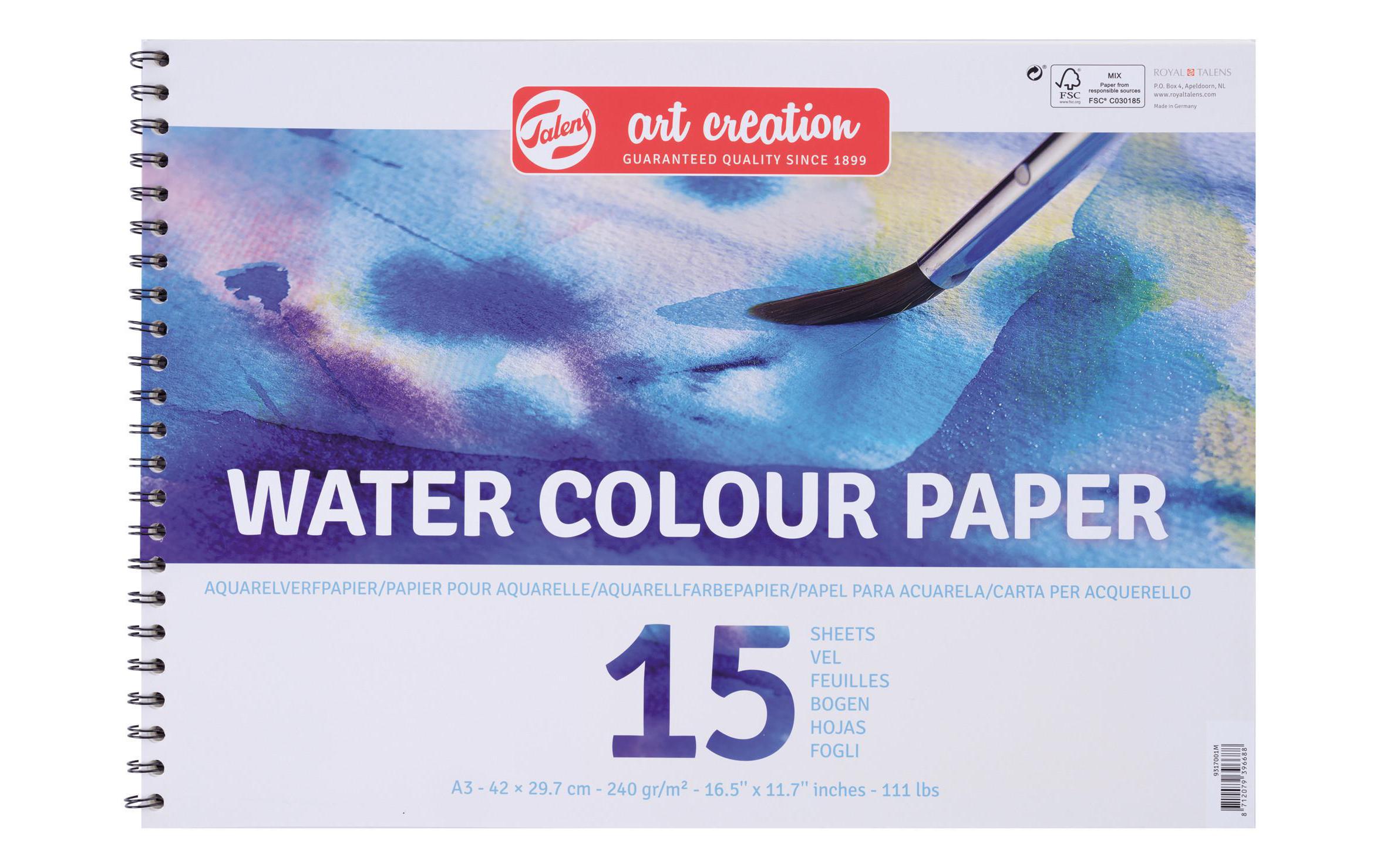 Aquarellblock A3 A3Aquarellblock für Aquarellfarben