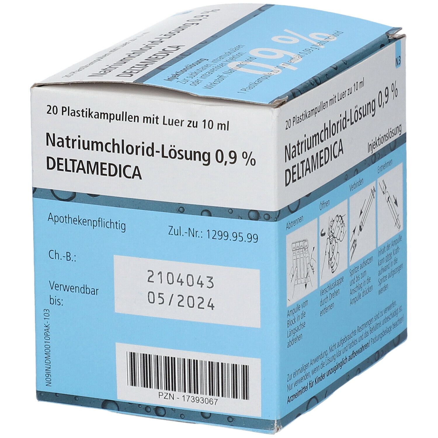 Isotonische Natriumchlorid-Lösung 0,9 % DELTAMEDICA