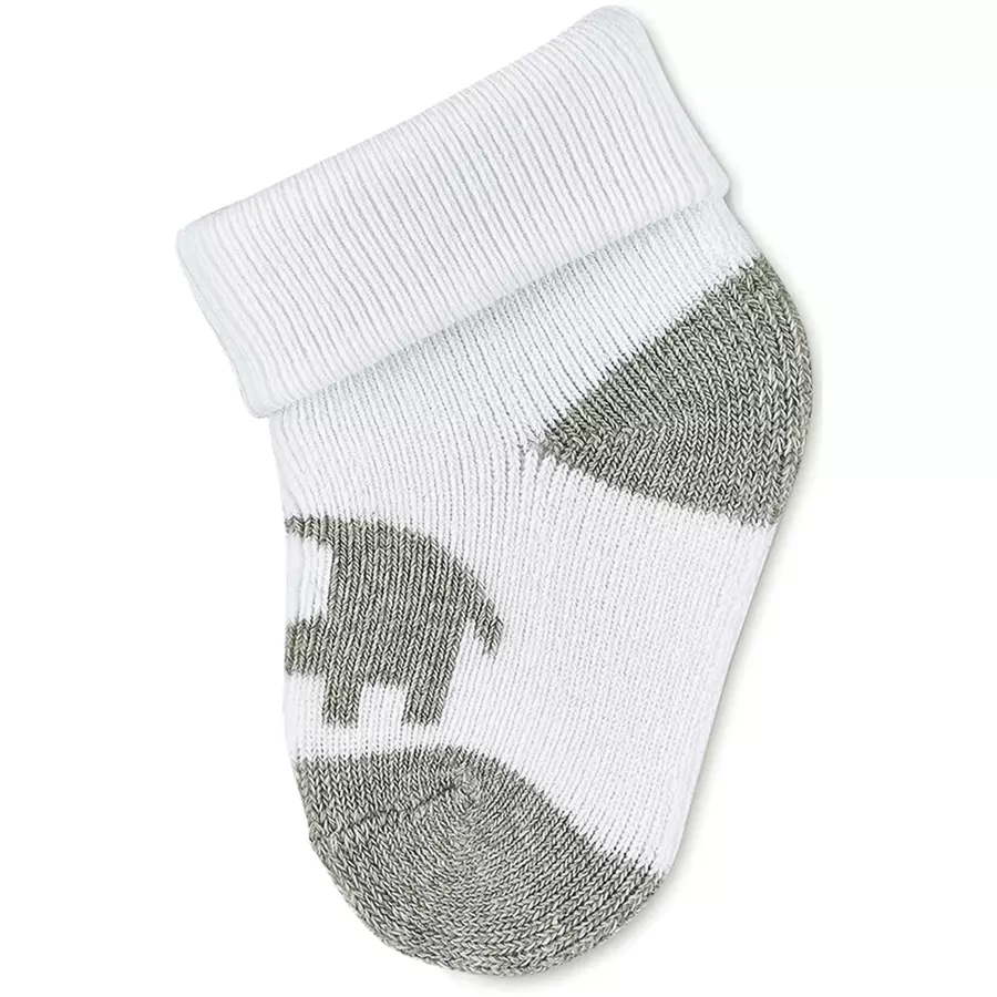 Sterntaler Erstlingssöckchen 3er-Pack Elefant hellgrau
