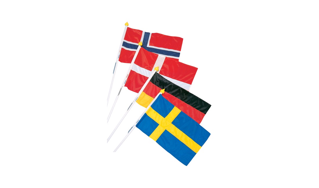 Adela Facadeflagsæt Danmark, Flag 70 Cm.