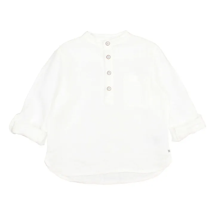 Búho Kurta Unie Lin | Blanc