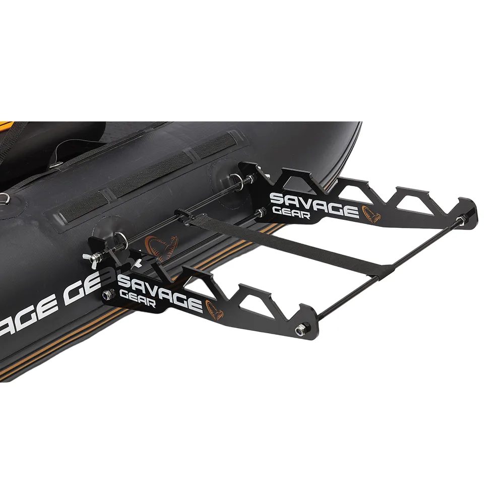 Savage Gear Sg Belly Boat Rod Station Black 4 Rods