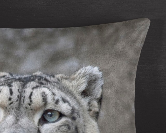 good morning Wendebettwäsche »Chief« 2 Stk. tlg. Biber, 135x200, Winter, Warm, Reissverschluss, Wendeoptik, Leopard