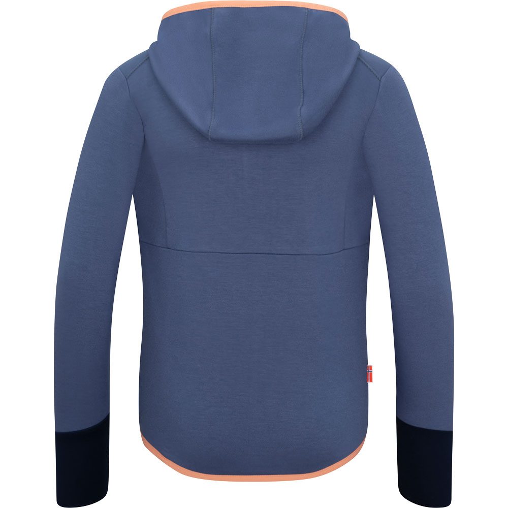 Trollkids Saltfjord Fleecejacke Mädchen lotus blue