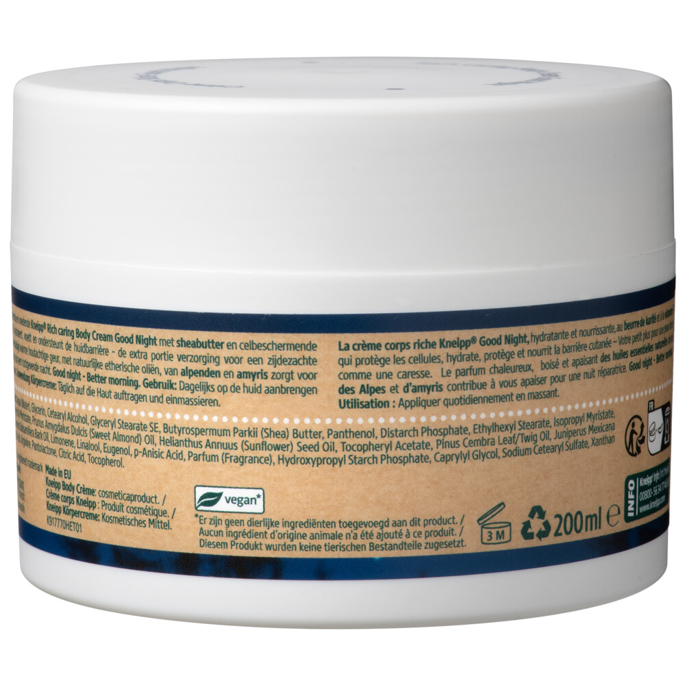 Kneipp Rich Caring Bodycrème Good Night200 ml
