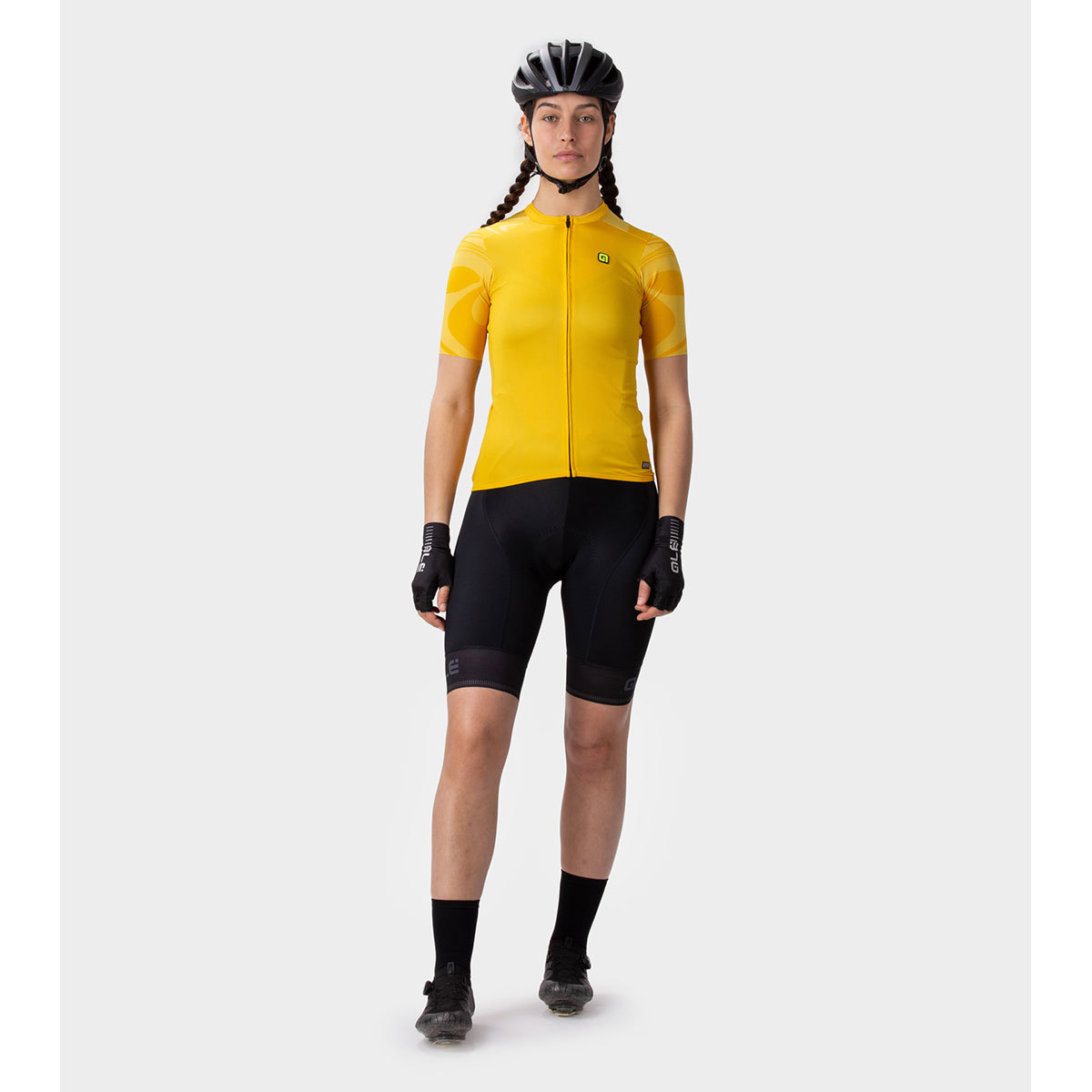 Ale R-EV1 Artika Fietsshirt Korte Mouwen Geel Dames