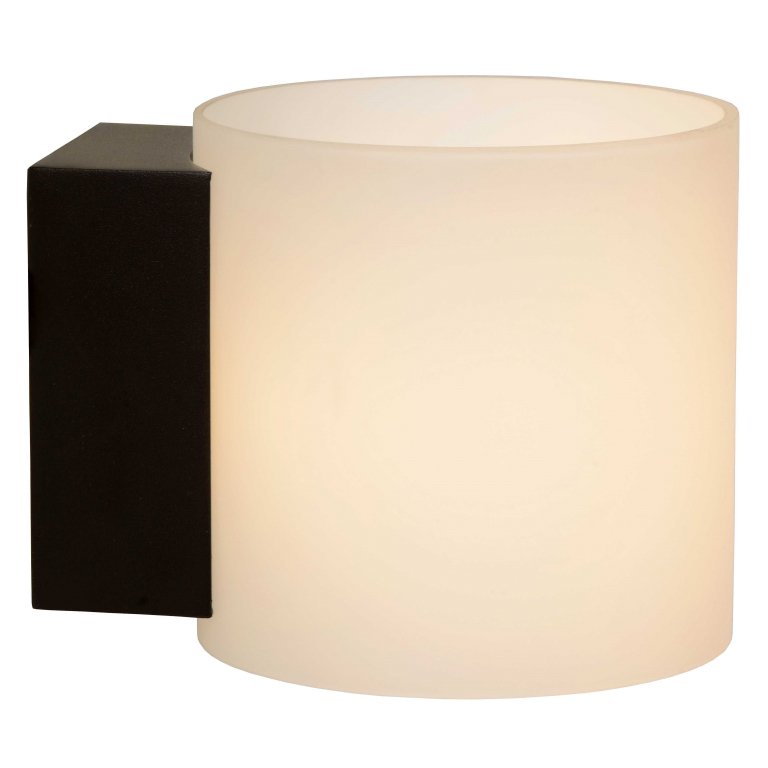 Lucide Jelte wandlamp badkamer IP44 zwart/wit