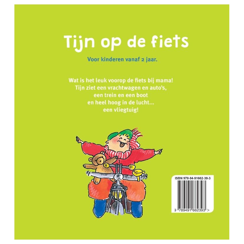 Tijn op de fiets