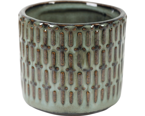 Keramische plantenbak Bang Ø 6 cm H 6 cm groen
