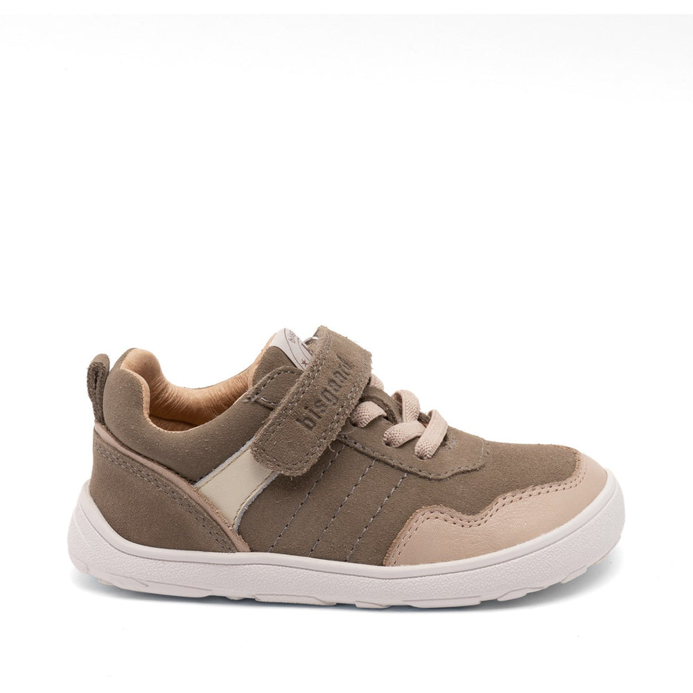Køb Bisgaard Khaki Barefoot Baloo Velcro Sko