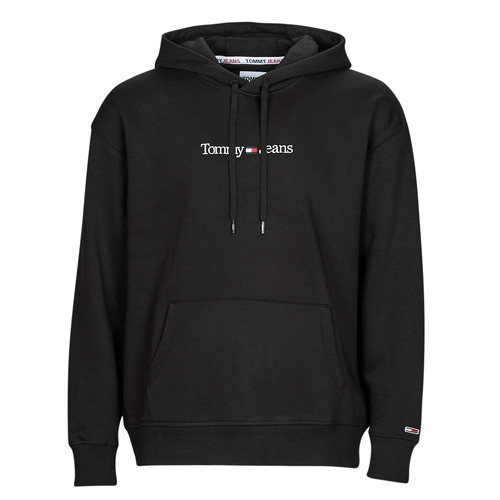 Tommy Jeans - TJM REG LINEAR HOODIE - Noir