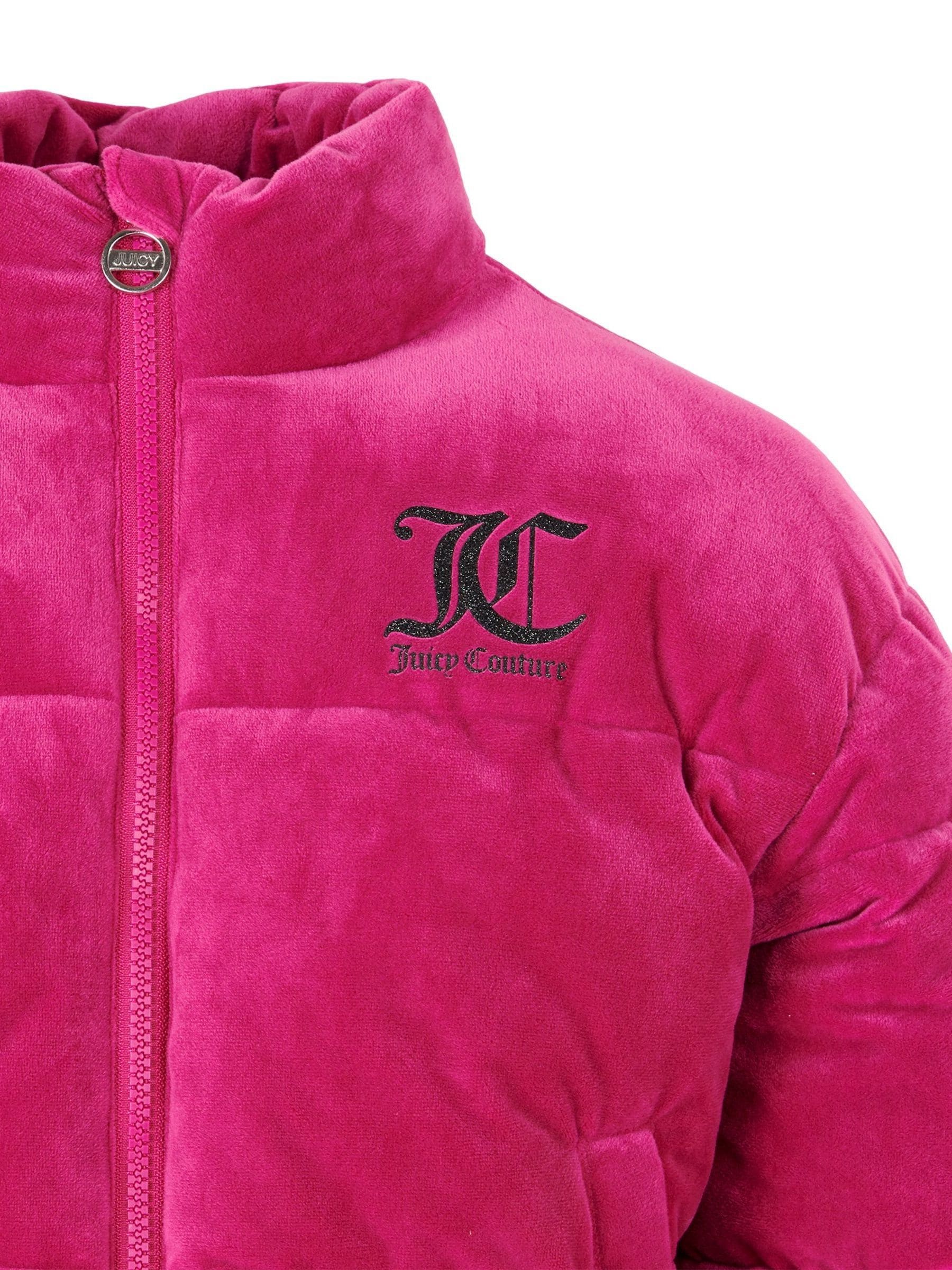 Roze - Juicy Couture - Velours gewatteerd jack