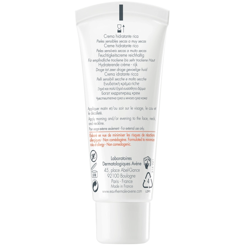 Avène Hydrance Rich Hydrating Cream 40 ml