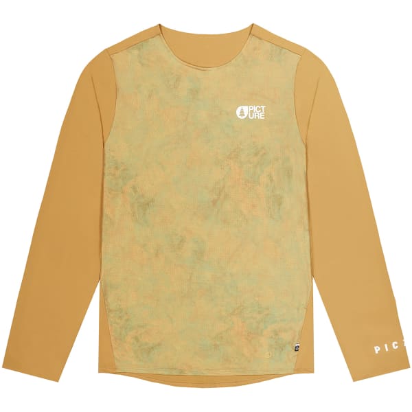 Maillot VTT PICTURE OSBORN PRINTED LS TECH TEE GOLD EARTHLY