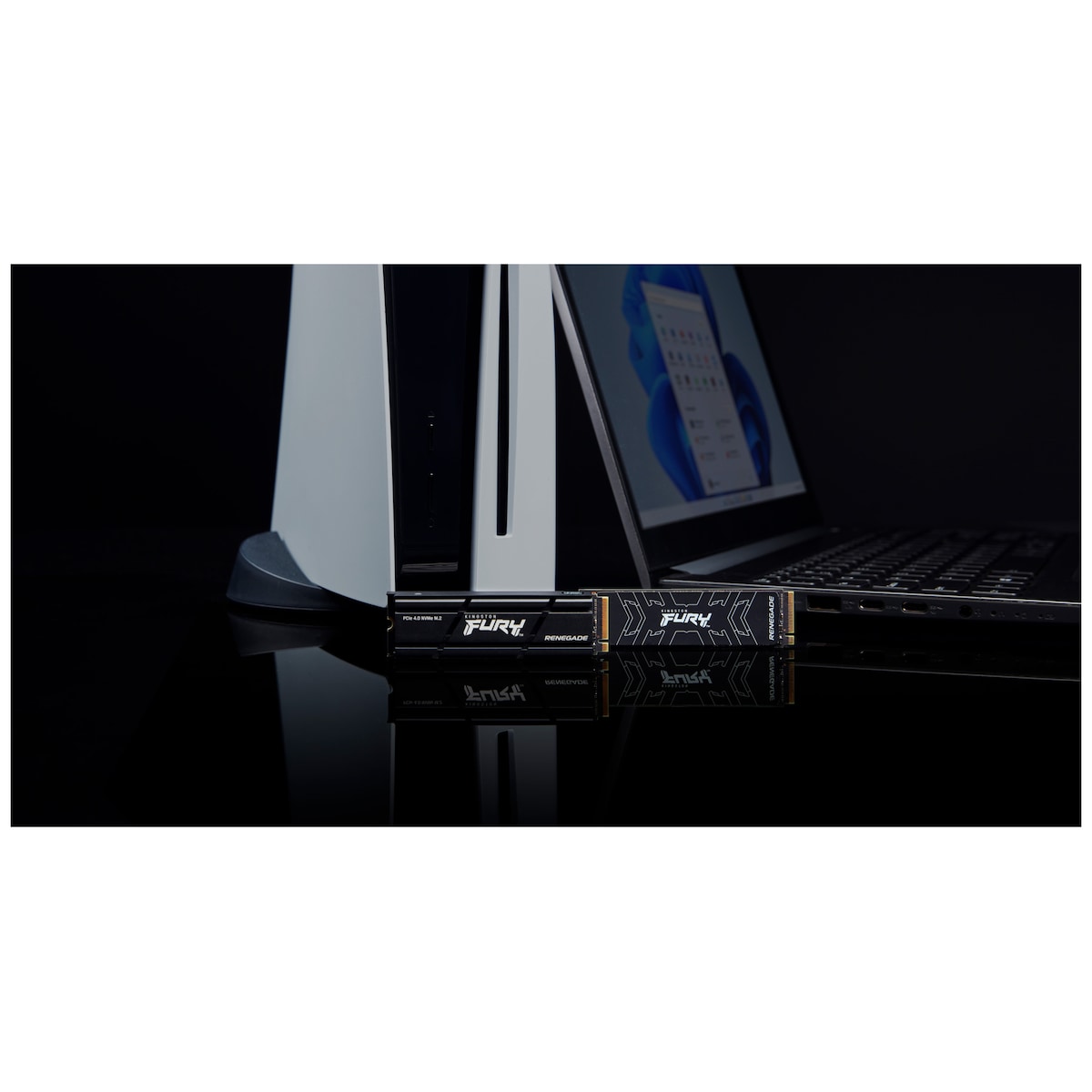 Kingston FURY Renegade NVMe intern SSD med kjøleribbe (500GB)