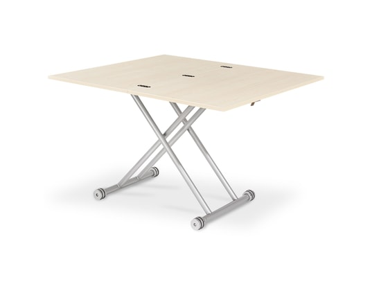 INTENSEDECO - Table basse relevable philadelphia chêne clair