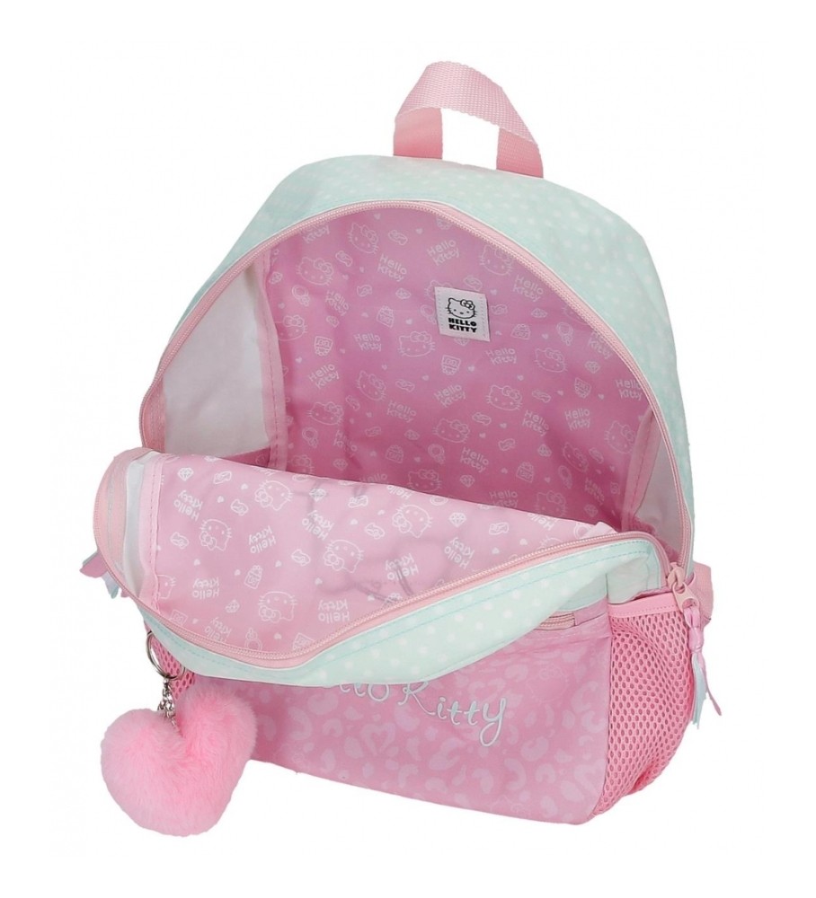 Joumma Bags Mochila Hello Kitty Paris con carro turquesa -25x32x12cm-
