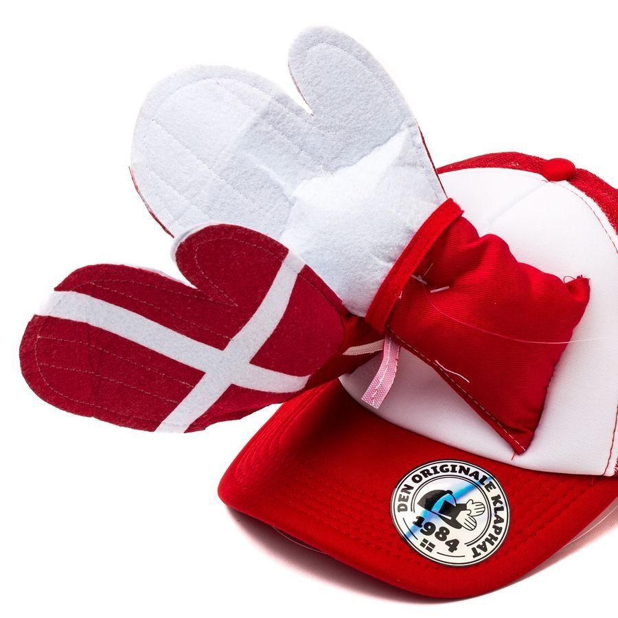 Danemark Casquette Supporter - Rouge/Blanc