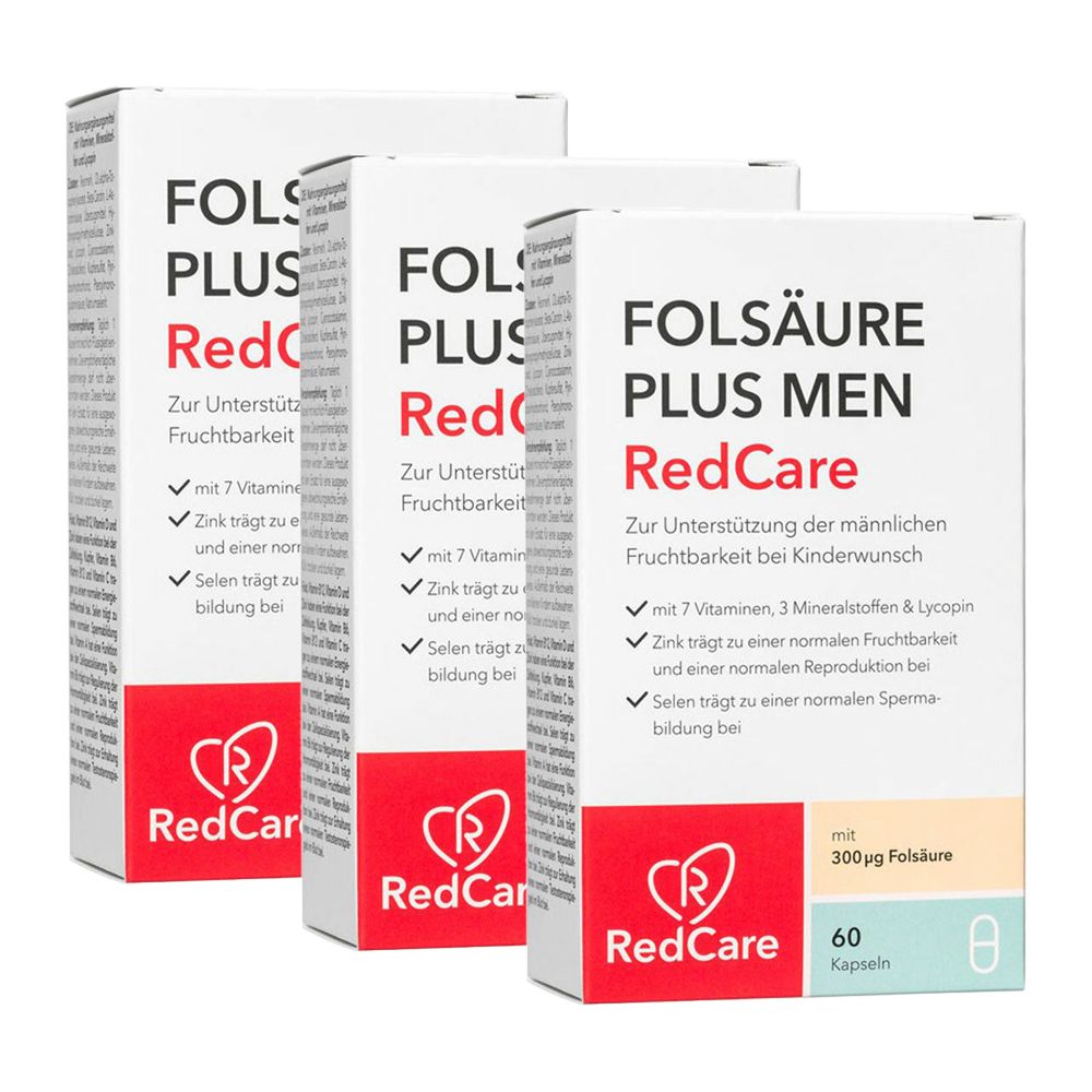 Redcare Folsäure Plus Men