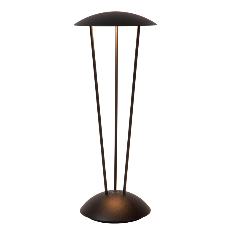 Lucide Renee tafellamp LED oplaadbaar buiten IP54 zwart