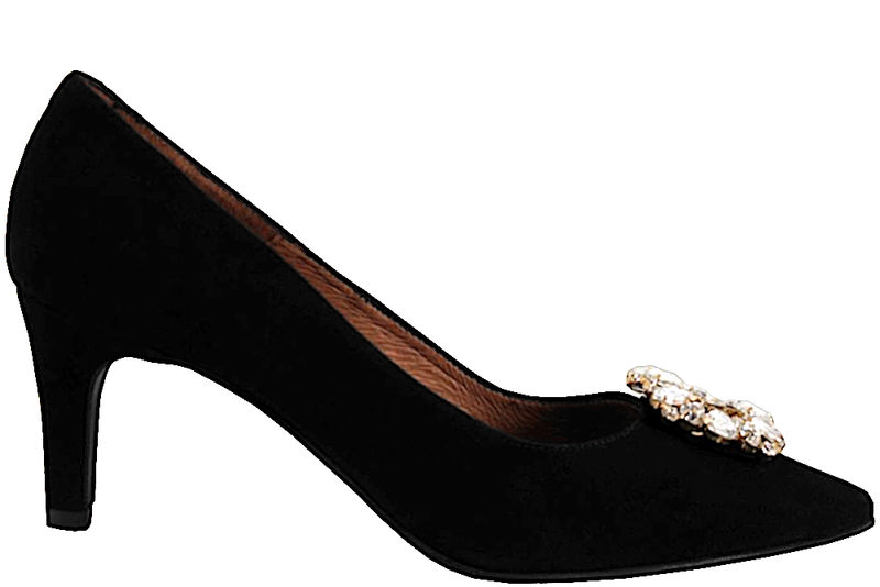 COPHENHAGEN SHOES NEW LA STILET I SORT RUSKIND
