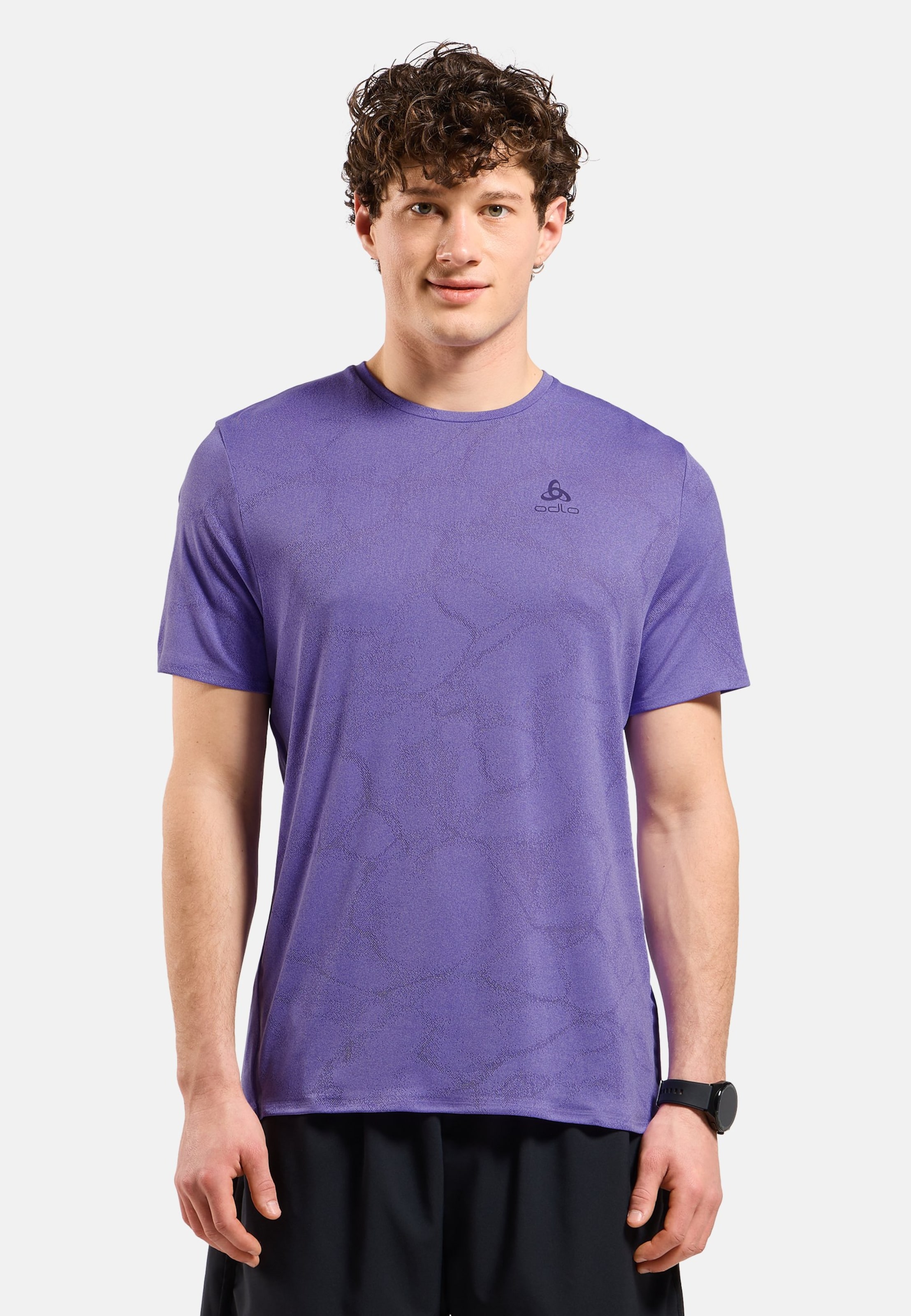 Zeroweight Engineered Chill-Tec Laufshirt in afterparty melange