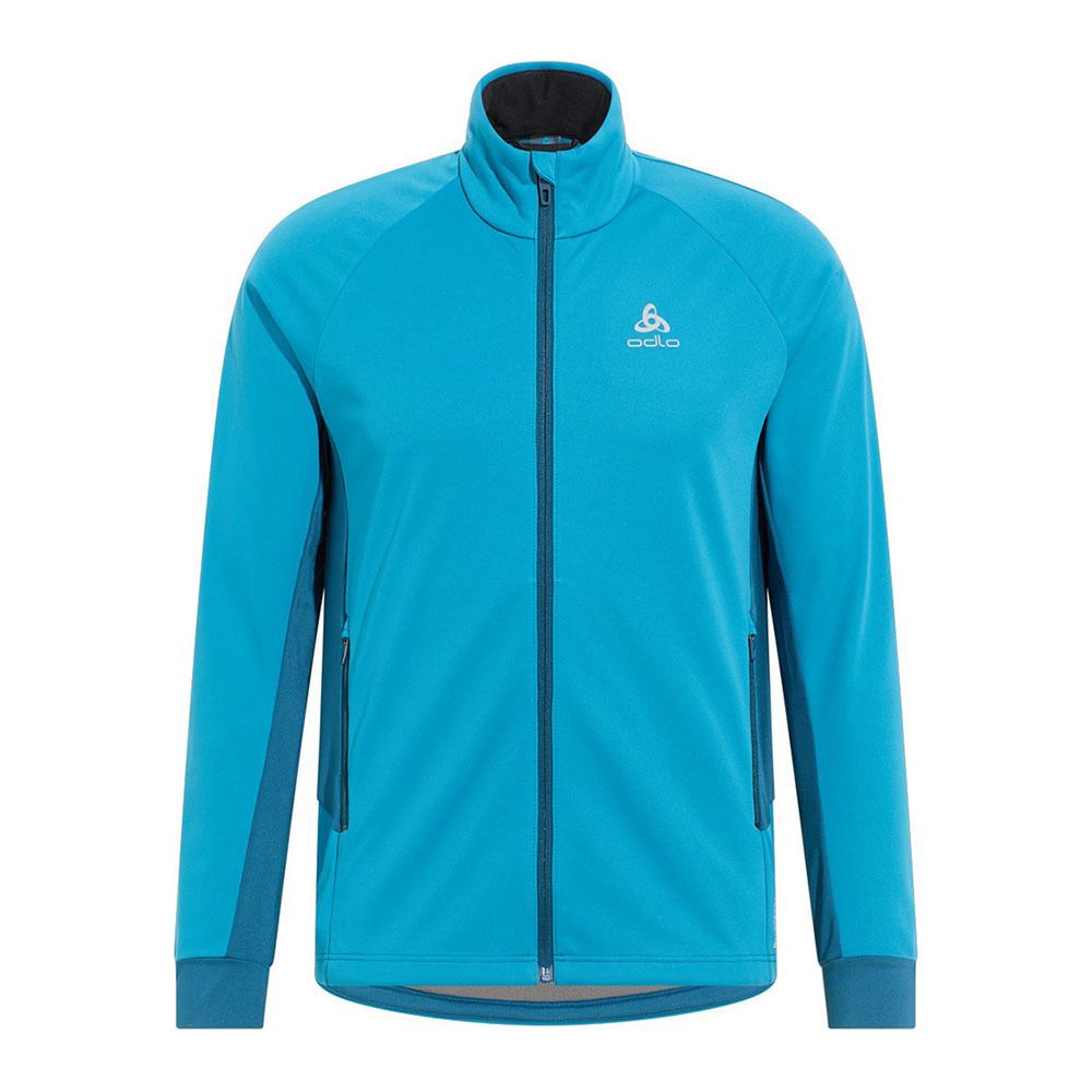 Odlo BRENSHOLMEN - Veste ski Homme saxony blue/deep dive