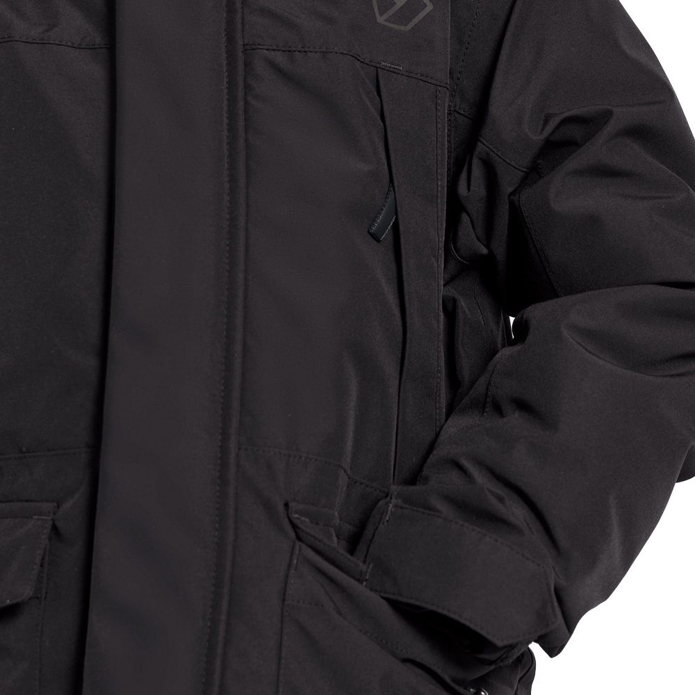Didriksons Oxid Parka Kinder schwarz