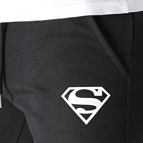 Short Jogging Logo Noir Blanc