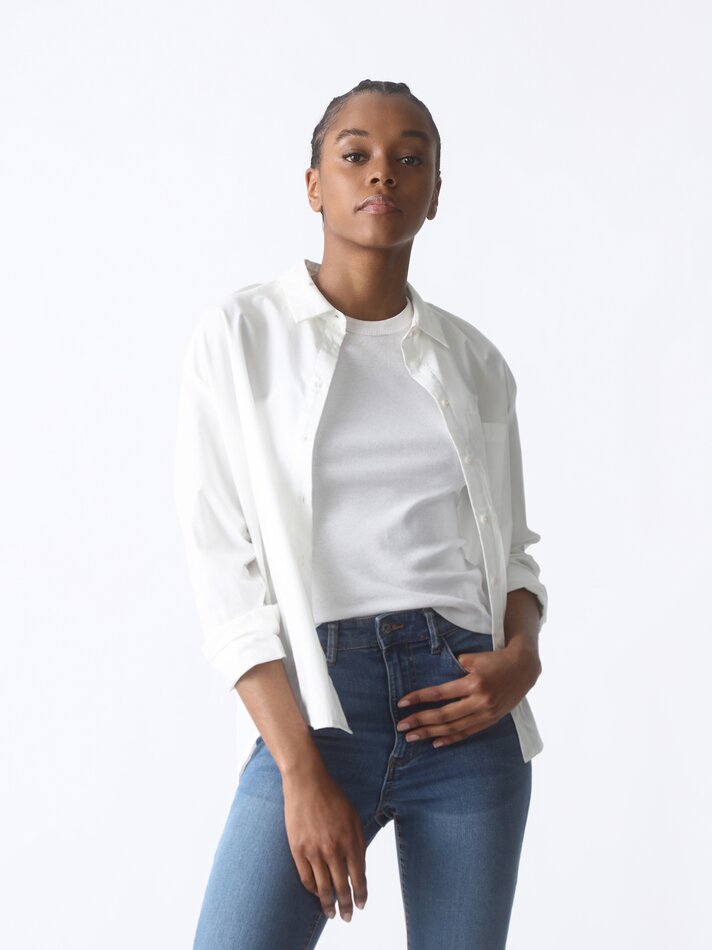Calça jeans skinny de cintura alta - Ocean