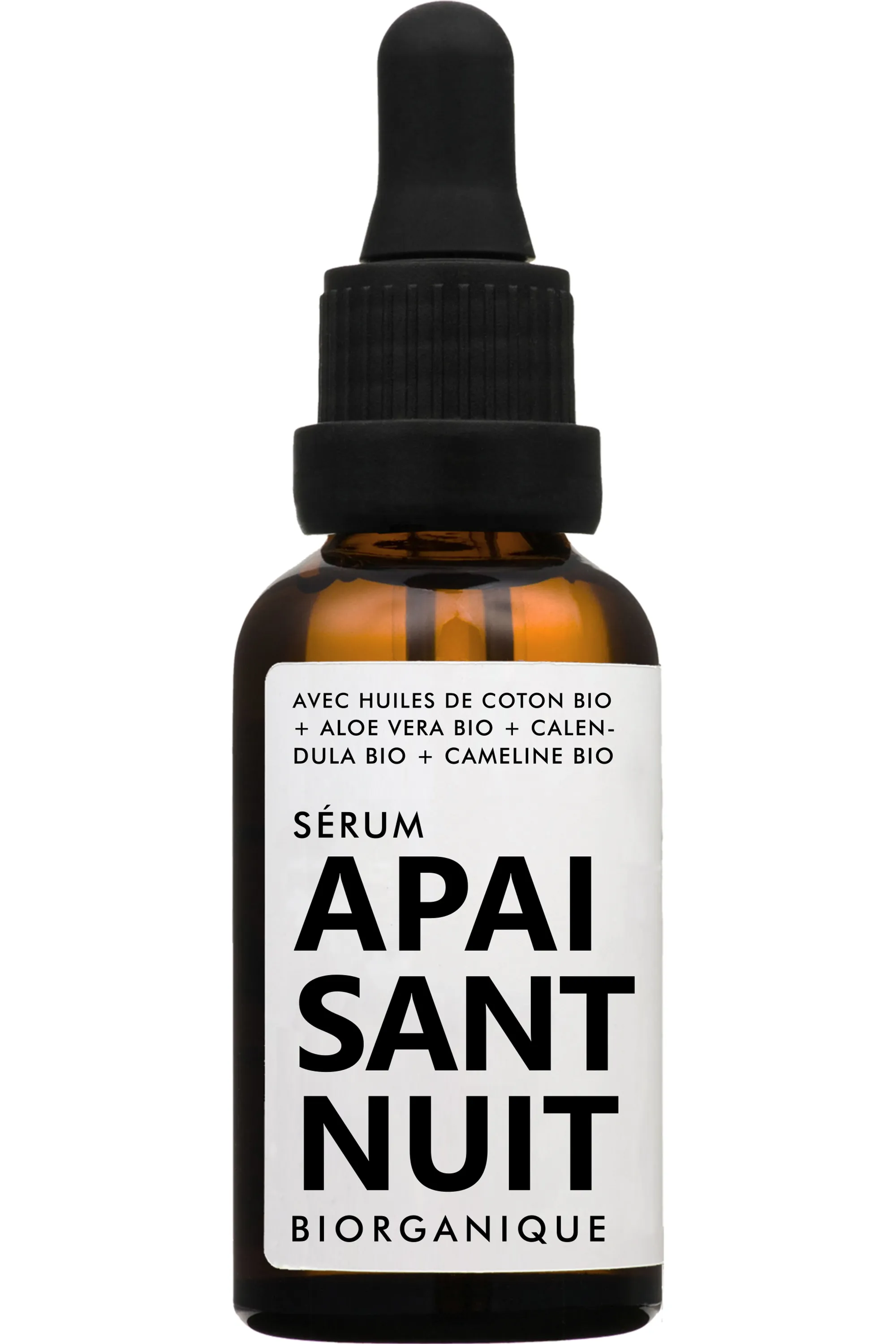 Biorganique Sérum apaisant nuit coton & calendula bio-30 ml