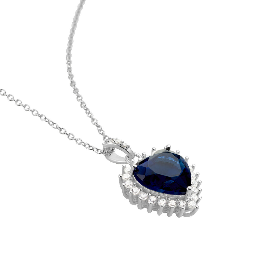 Collier Argent Sphinx Pierre