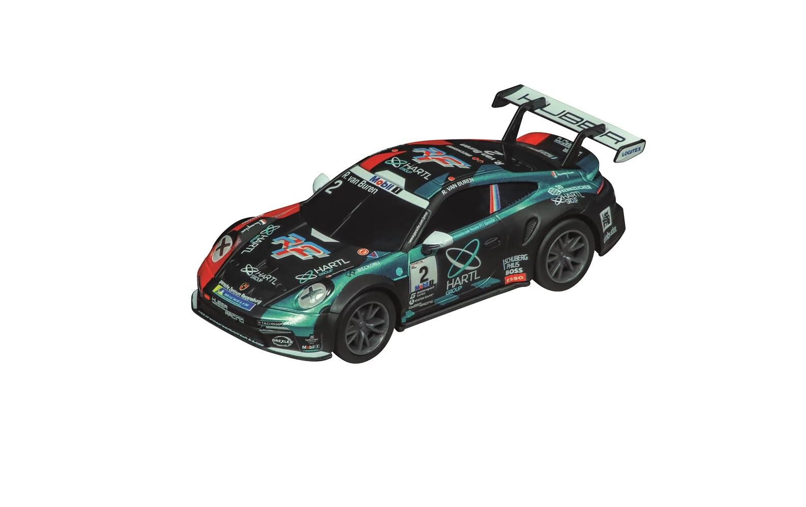 Rennbahnauto GO! Porsche 992 GT3 Cup, No.2Slotcar mit offizieller Lizenz für Carrera GO!