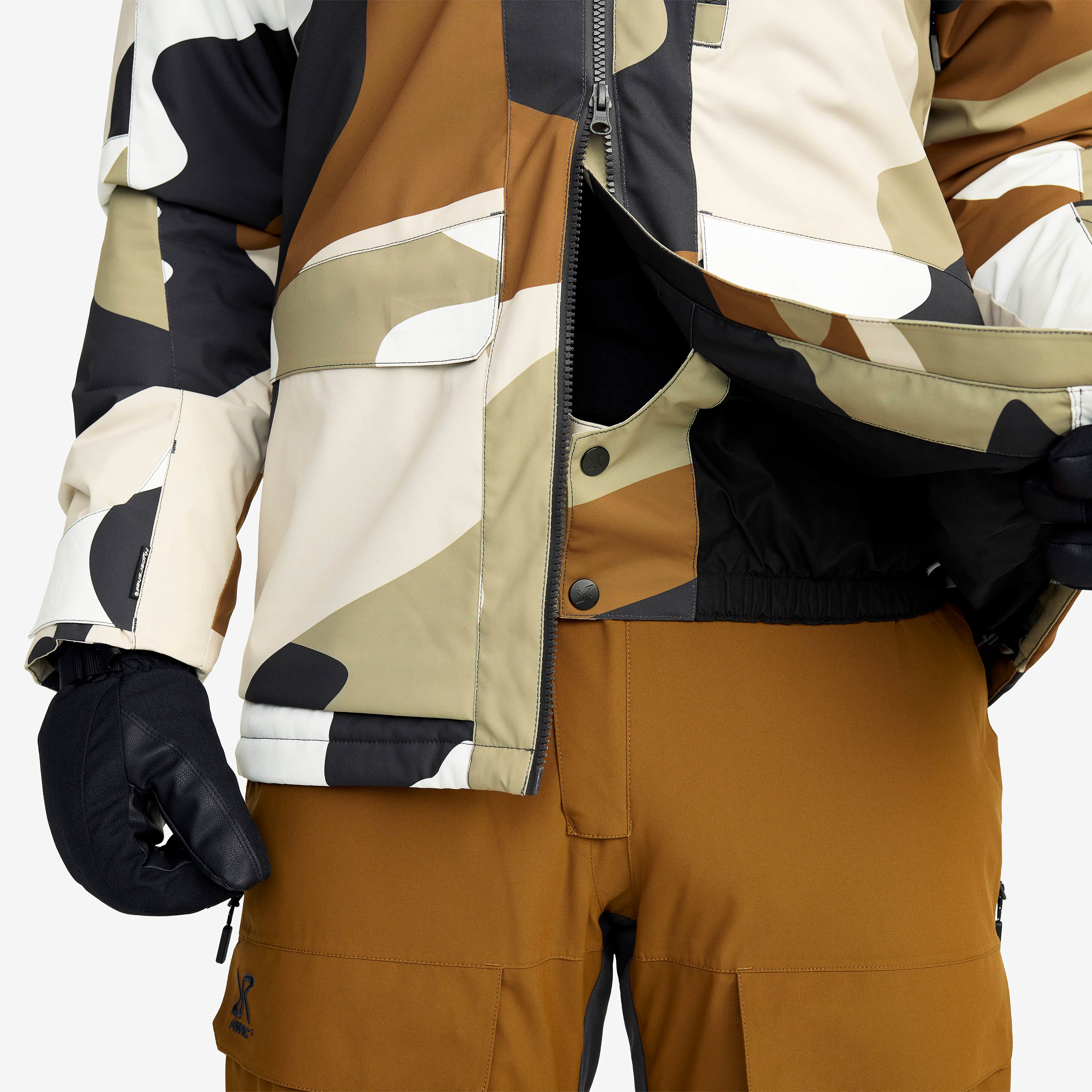 Halo 2L Insulated Ski Jacket Herre Anthracite/Rubber