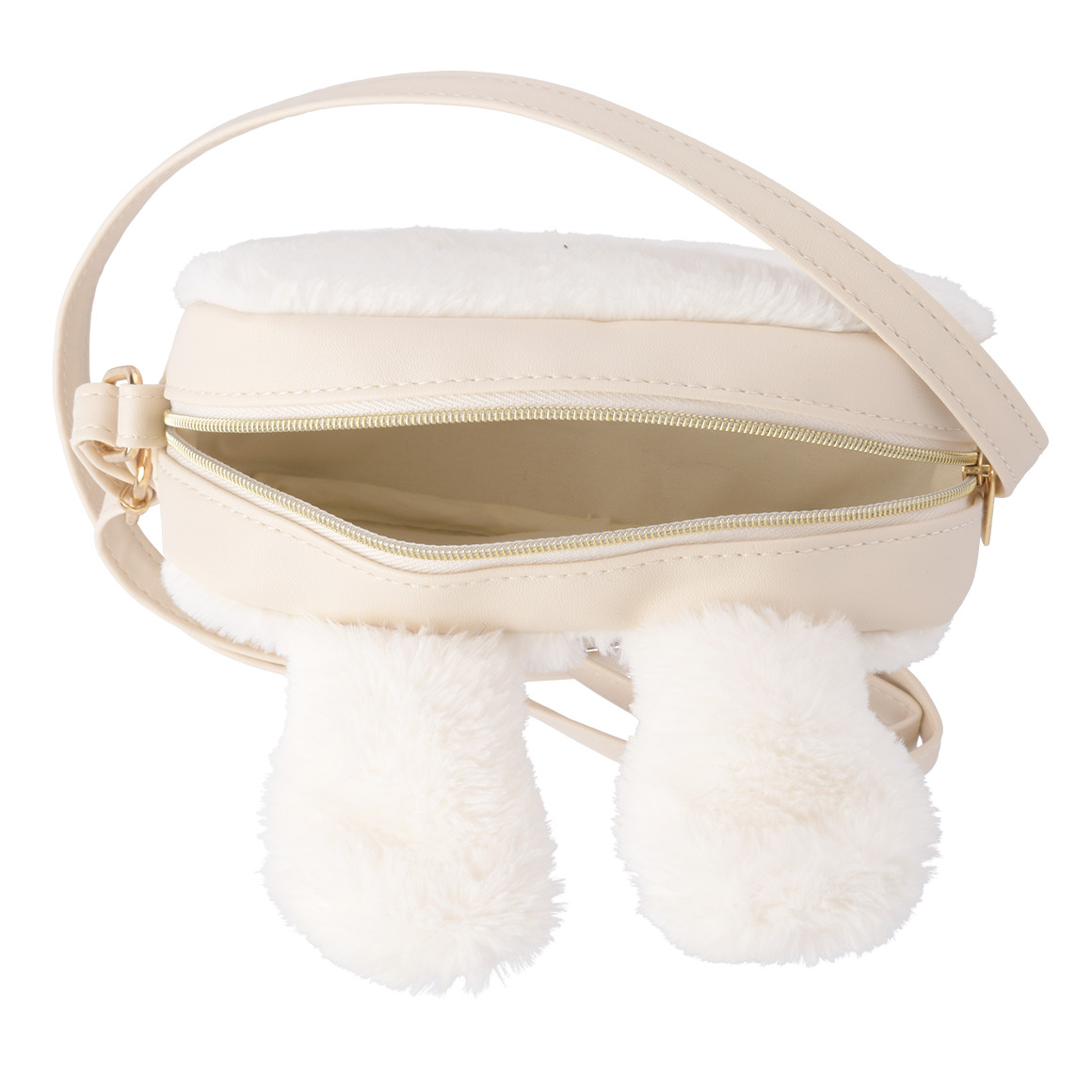 Topolino Plüschtasche im Hasen-Design weiss
