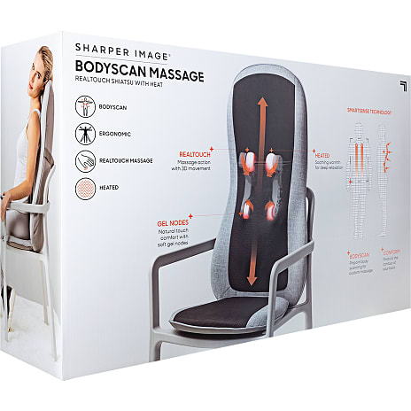 Sharper Image massageapparat med varme til stol