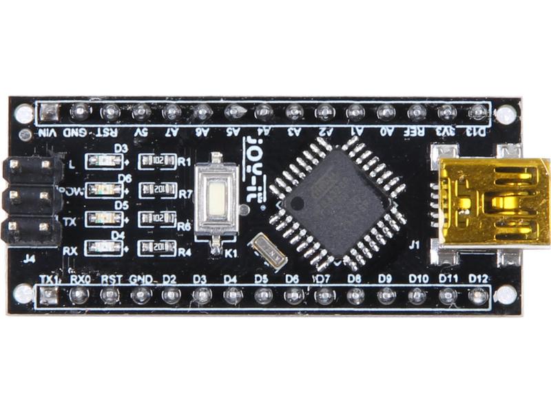 jOY-iT Entwicklerboard Nano V3 Arduino kompatibel ATmega328P basiertes Mikrocontroller-Board