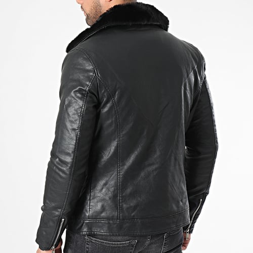 Veste Biker Noir