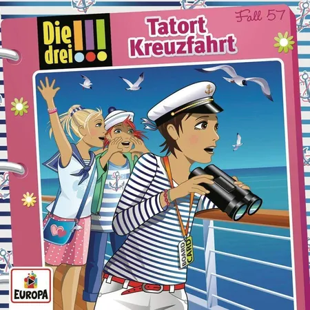 KOSMOS Hörspiel-CD Die drei !!! 57 Tatort Kreuzfahrt