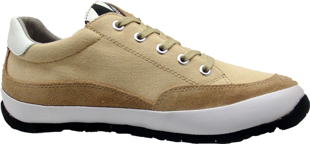 Wolky Sneaker Babati Canvas/Veloursleder beige