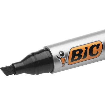 BIC MARKING 2300 - Pack de 4 marqueurs permanents - pointe biseau - couleurs assorties