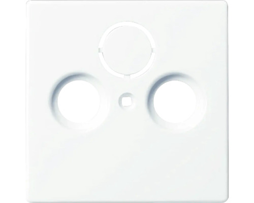 Busch-Jaeger 1743-84 Centrale afdekplaat voor antenneaansluiting RadioTTV/Sat Future Linear studio wit
