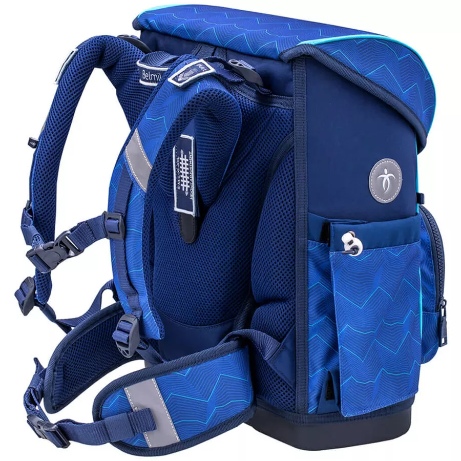 Belmil Schulranzen Premium Compact Plus Set 5-teilig Estate Blue